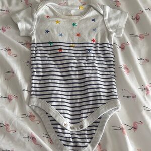 Baby Boden Striped Starry Kids One Piece - 9-12 months